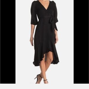 Good American Black High Low Dress